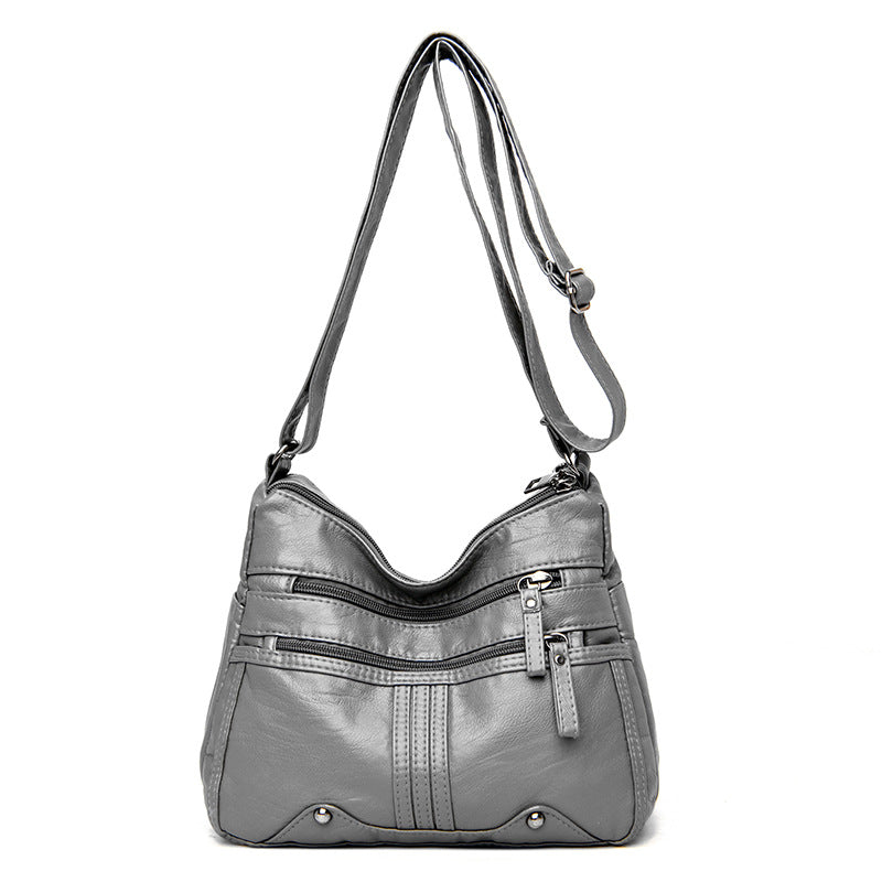 Cool Beautiful Creative Women's Soft Leather Bags