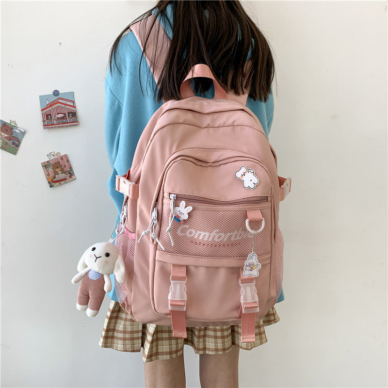 Wind Large Capacity High Female Korean Backpacks