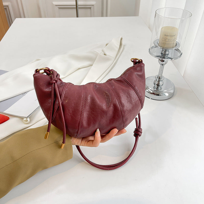 Elegant Fashion Underarm Croissant Dumpling High-grade Shoulder Bags