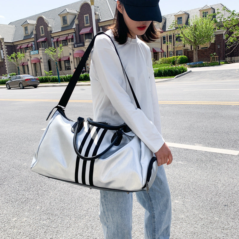 Capacity Independent Shoe Compartment Dry Wet Separation Travel Bags