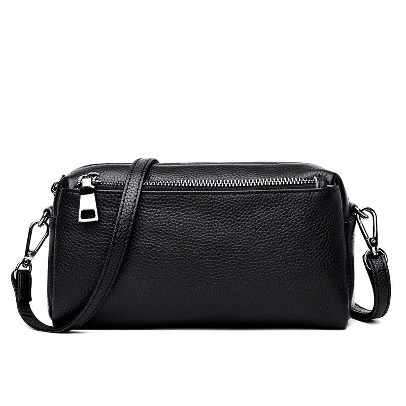 Women's High-grade Leather Versatile Cowhide Mobile Women's Shoulder Bag