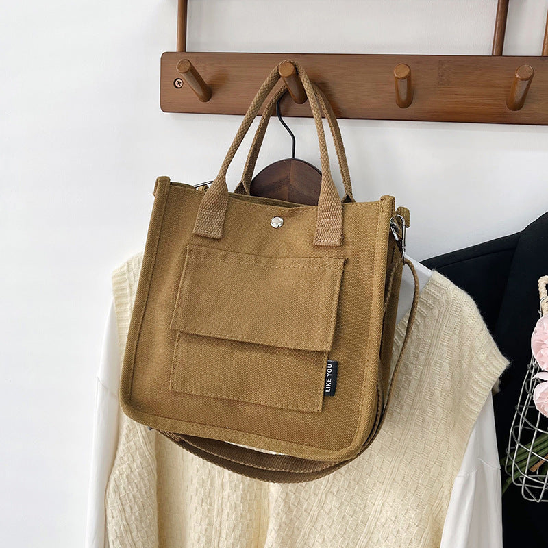 Women's Homemade Thickened Stylish Lunch Box Simple Women's Messenger Bag
