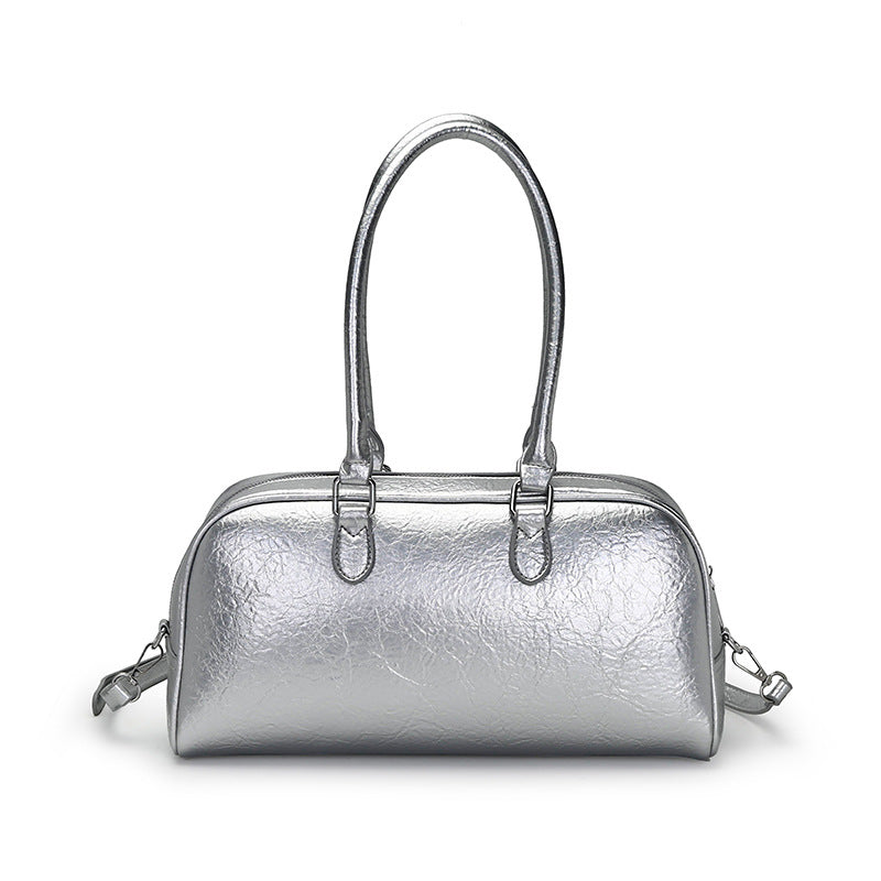 Women's Soft Leather Pillow Versatile Fashion Underarm Shoulder Bags