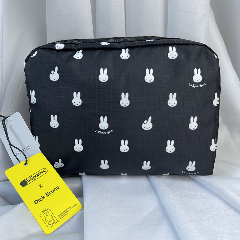Name Cartoon Horizontal Printing Female Makeup Crossbody Bags