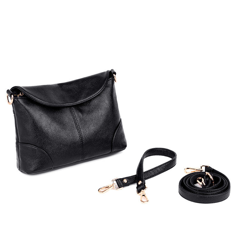 Women's Female Fashion Mother Soft Leather Shoulder Bags
