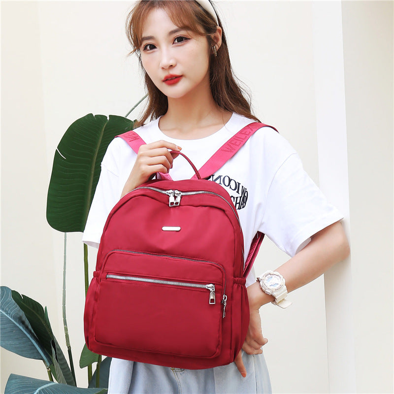 Women's Fashion Nylon Oxford Cloth Summer Personality Backpacks