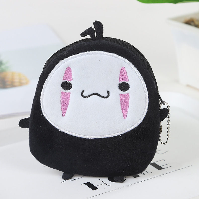 Cartoon Mini Plush Creative Cute Earphone Coin Purses