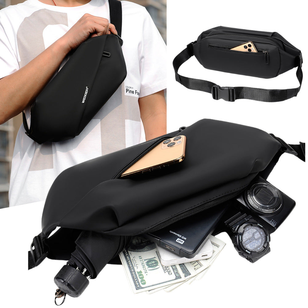 Men's Attractive Simple Versatile High-grade Waterproof Men's Chest Bags