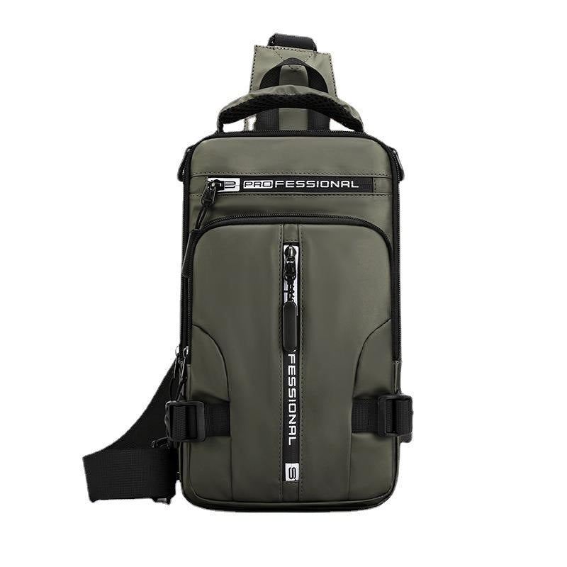 Men's Multifunctional Fashion Waterproof Space Cloth Men's Chest Bags