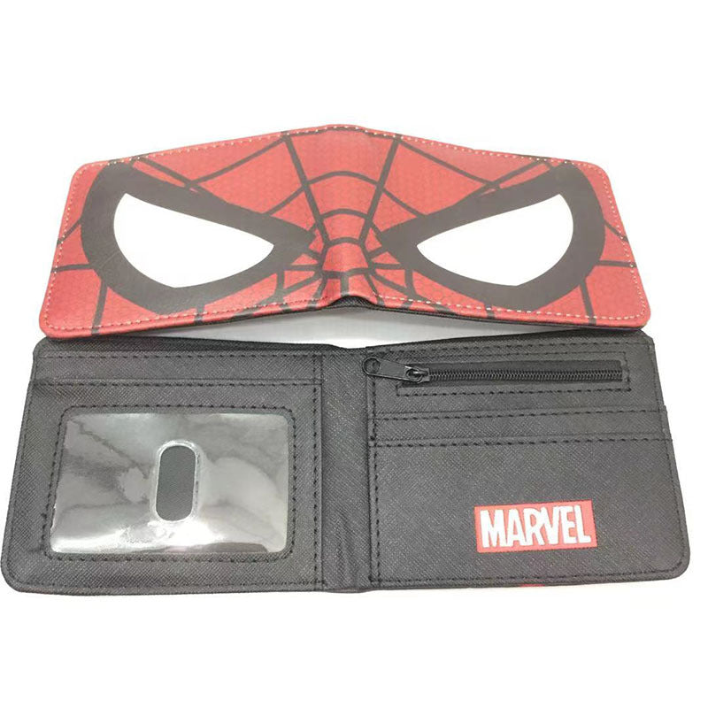 Men's Heros Short Black Spider Green Less Ladies Wallets