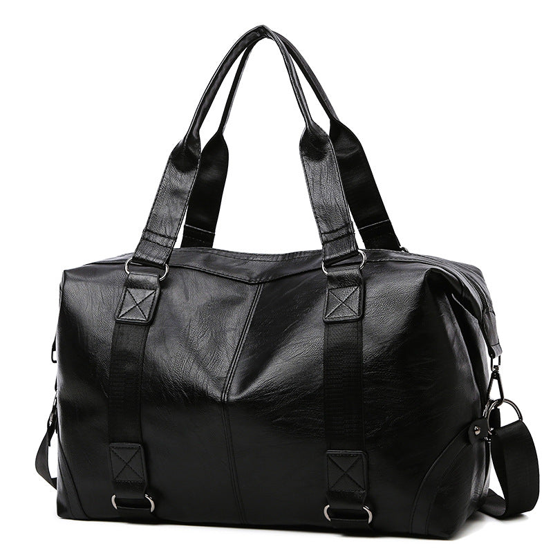 Soft Leather Textured Training Large Capacity Leisure Travel Bags