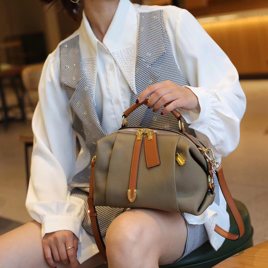 Women's Genuine Leather High-grade Retro First Layer Shoulder Bags