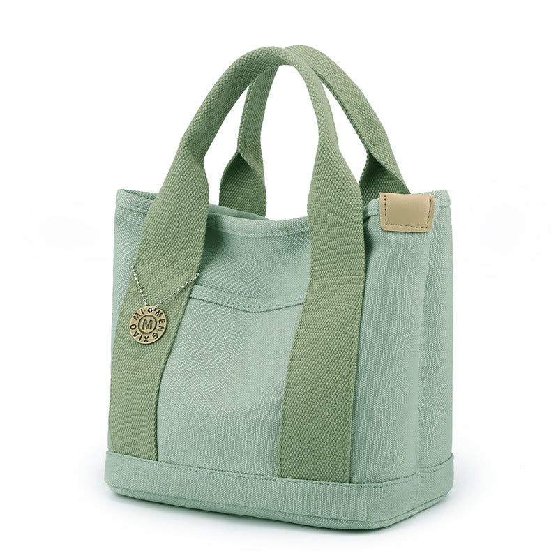 Women's Canvas Reticule Out Clutch Large Handbags