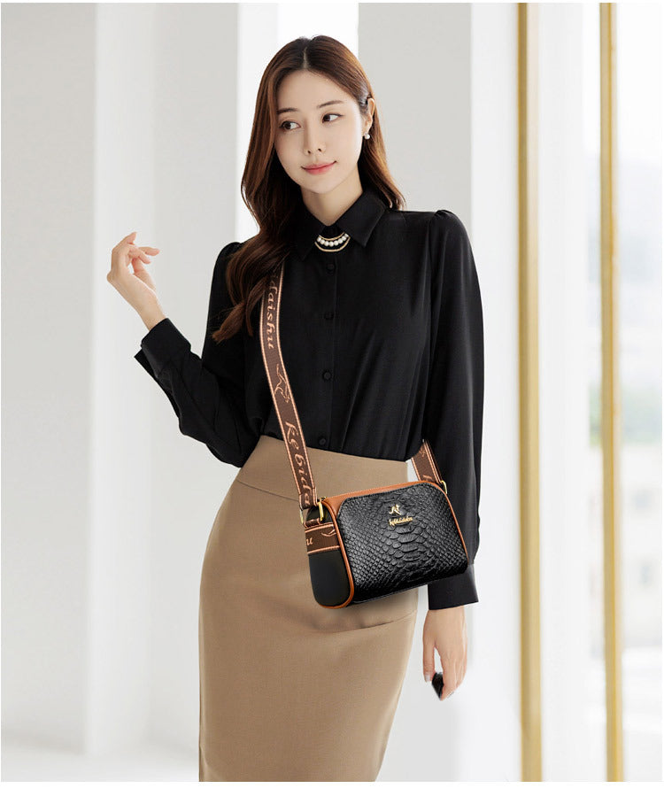 Women's Pouches Trendy Fashion Mom Soft Leather Crossbody Bags