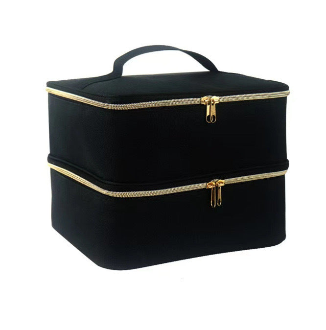 Women's Capacity High-grade Portable Nail Polish Storage Cosmetic Bags
