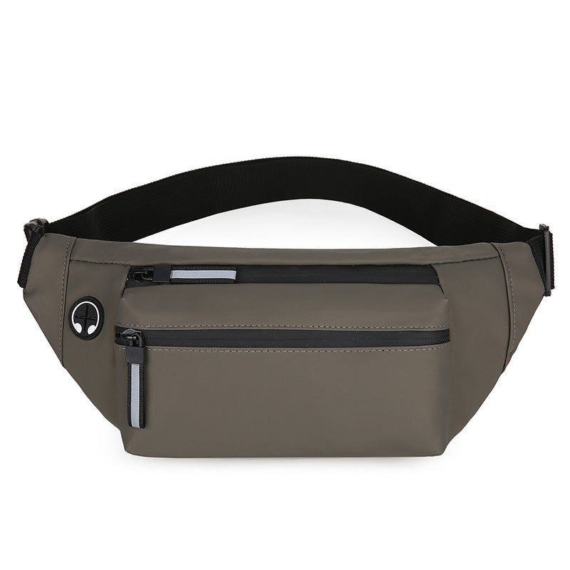 Men's Black Stall Leisure Waterproof Running Cross Men's Waist Packs