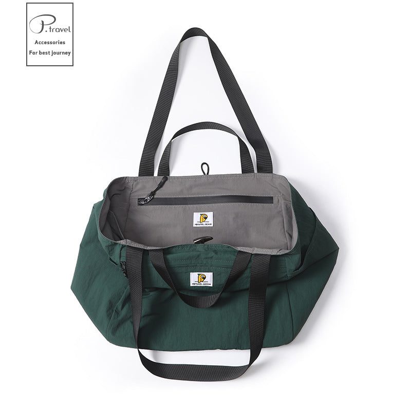 Double-sided Nylon Folding Fashionable Large Capacity Travel Bags