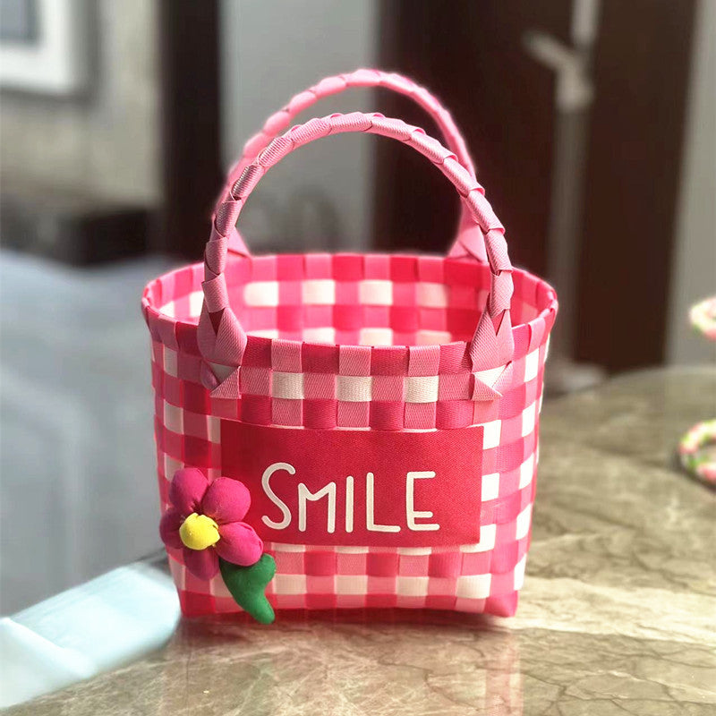 Women's & Children's & Plastic Woven Gift Basket Handbags