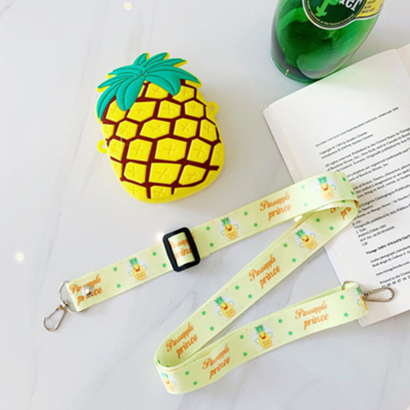 Casual Summer Fruit Strawberry Avocado Shape Coin Purses