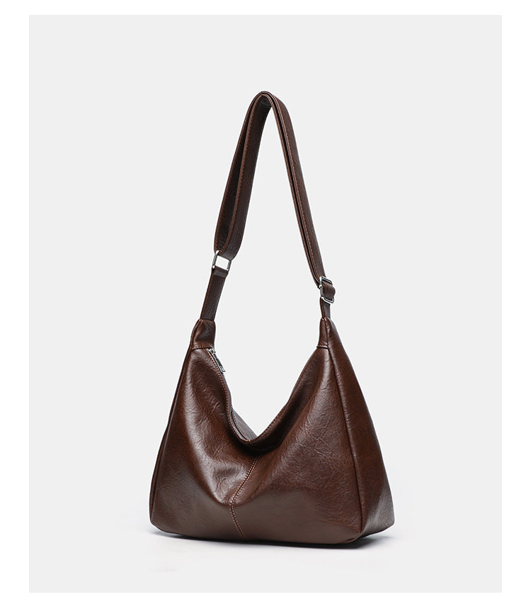 Retro Large Capacity Totes Fashionable Commuter Women's Shoulder Bag