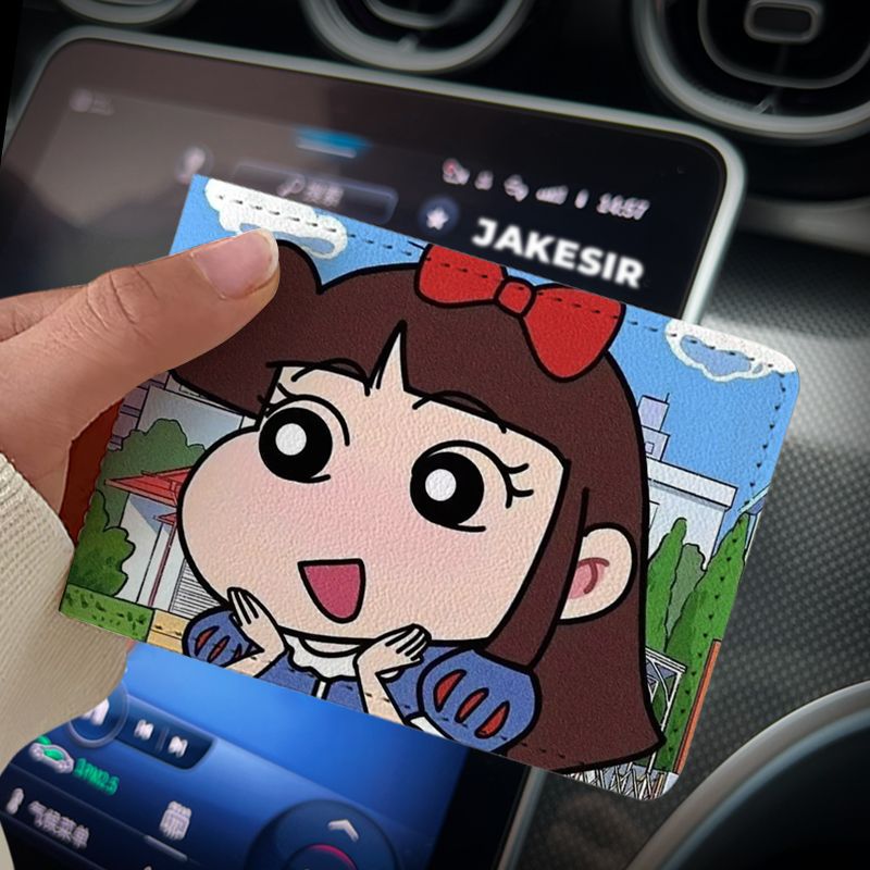 Crayon Driving License Protective Cover Motor Vehicle Card Holder