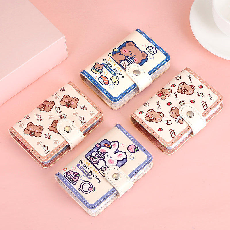 Cartoon Multiple Slots Large Capacity Creative Card Holder