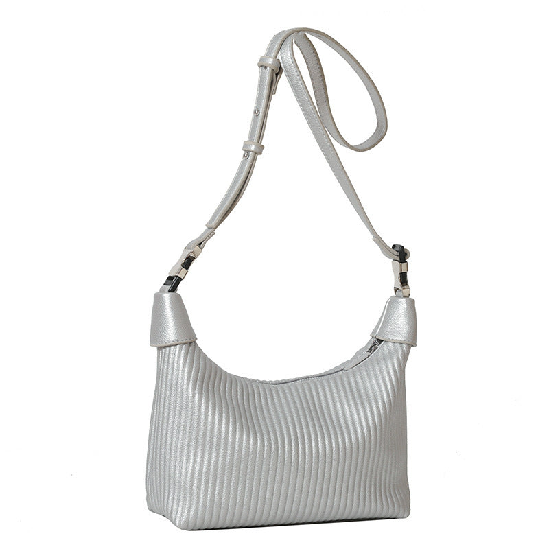 Women's Niche Fashion Portable High-grade Plaid Underarm Shoulder Bags