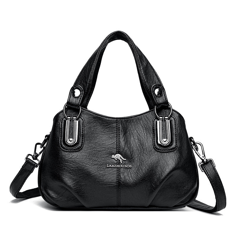 Classic Slouchy Large Capacity Shell Mother Handbags