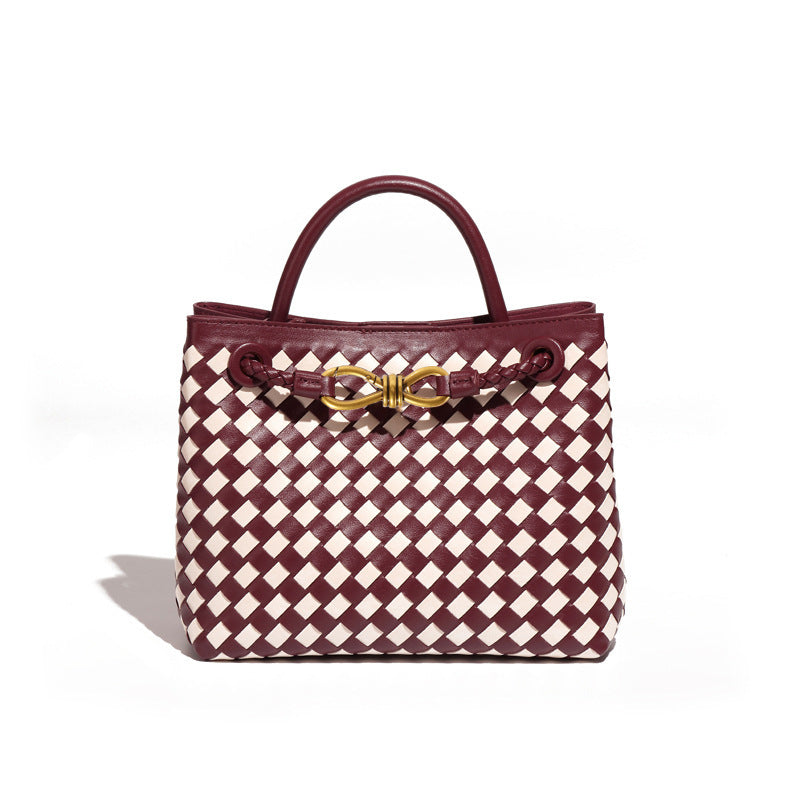 Women's High-grade Elegance Simplicity Hand-woven Practical Crossbody Bags