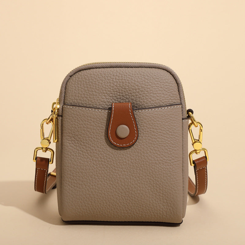 Women's Niche First Layer Leather Multifunctional Crossbody Bags