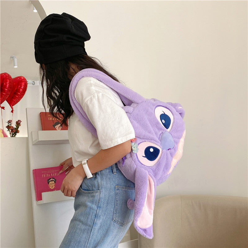 Strawberry Bear Plush Large Capacity Cute Shoulder Bags