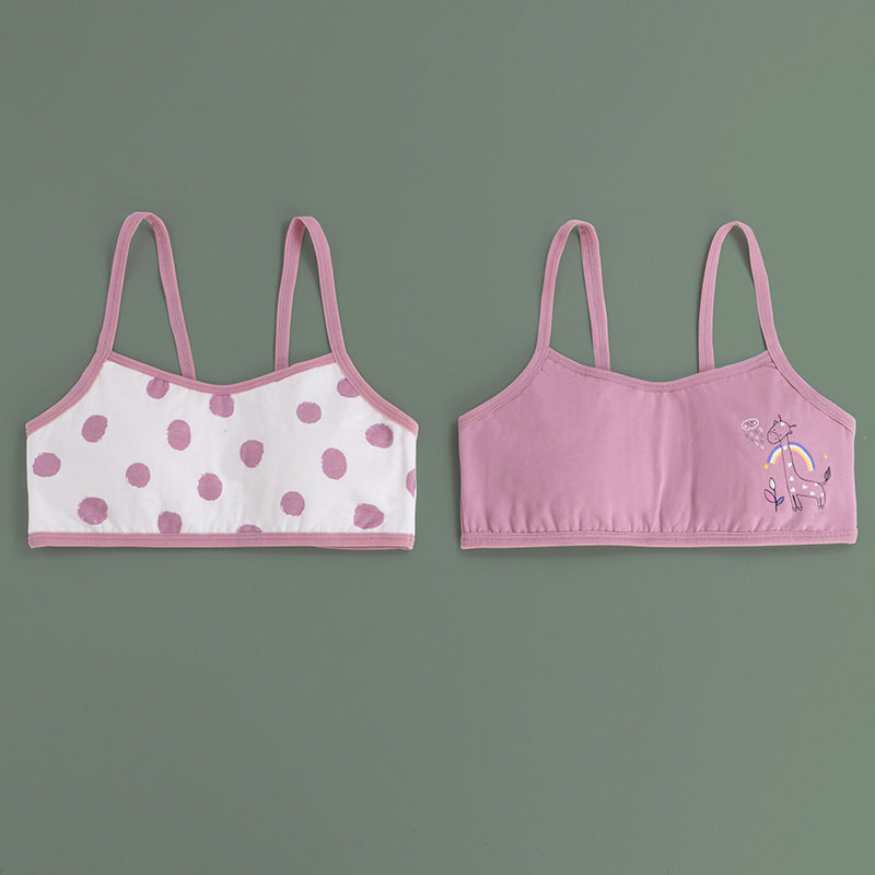 Female Junior High School Tube Top Development Tanks Camis