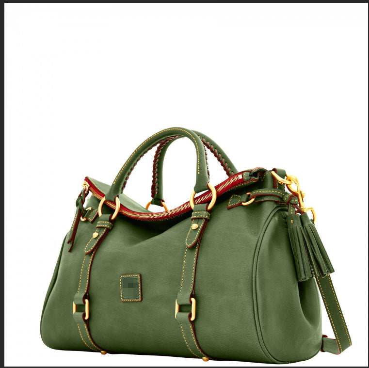 Women's Retro Work Plant Soft Hand-held Commuter Crossbody Bags