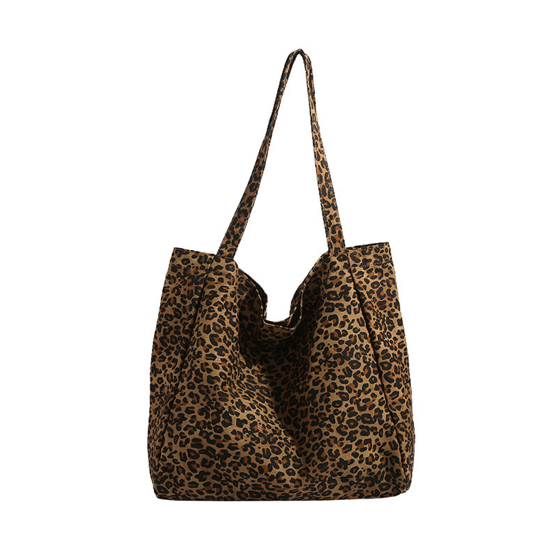Print Canvas Large Capacity Leisure Shopping Western Shoulder Bags