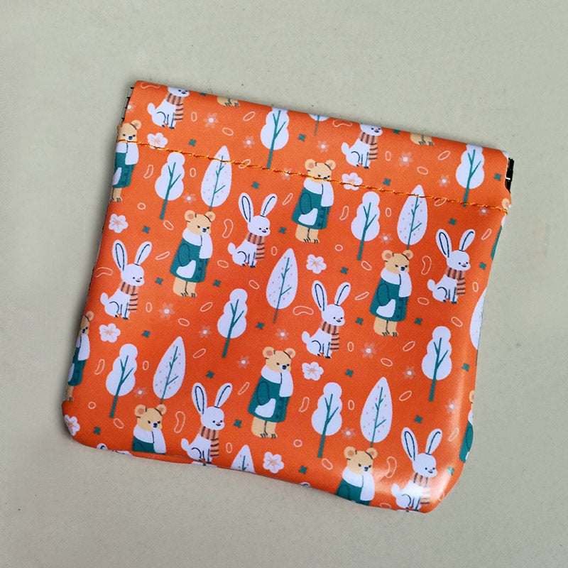 Automatic Closed Storage Portable Data Cable Cosmetic Bags