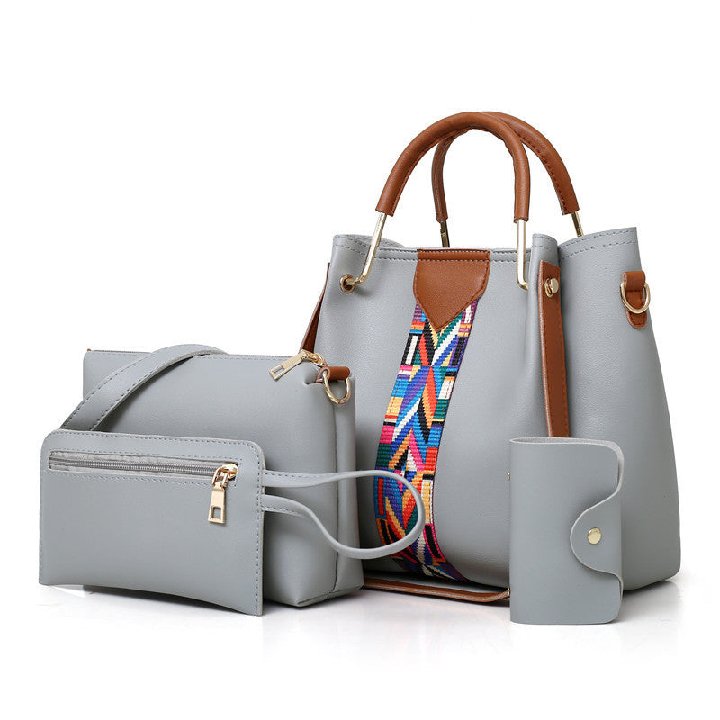 Women's Mother Large Capacity Trendy Contrast Color Bags