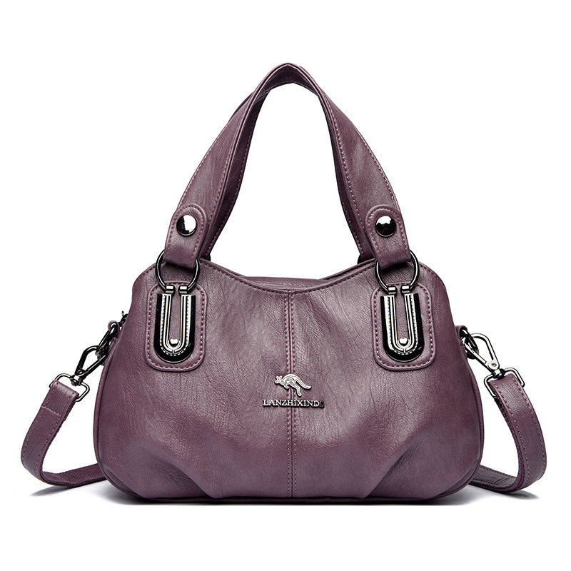 Classic Slouchy Large Capacity Shell Mother Handbags