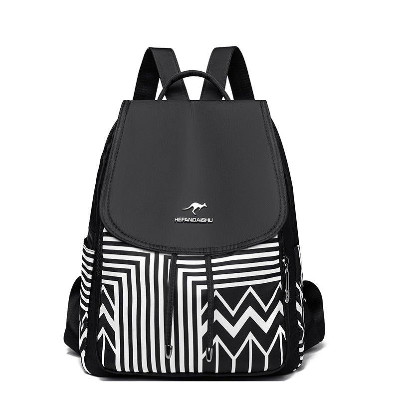 Women's Fashion Korean Style Printed Large Capacity Backpacks