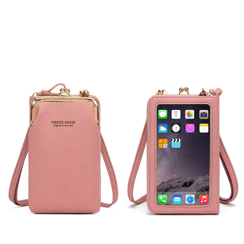 Women's Trendy Mini Touch Screen Cell Winter Ladies Wallets