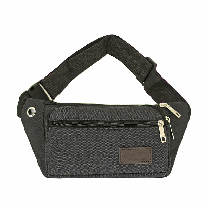 Women's & Men's & Thickened Canvas Exercise Running Change Men's Waist Packs