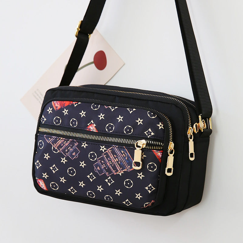 Women's Fashion Nylon Cloth Mummy Canvas Stall Shoulder Bags
