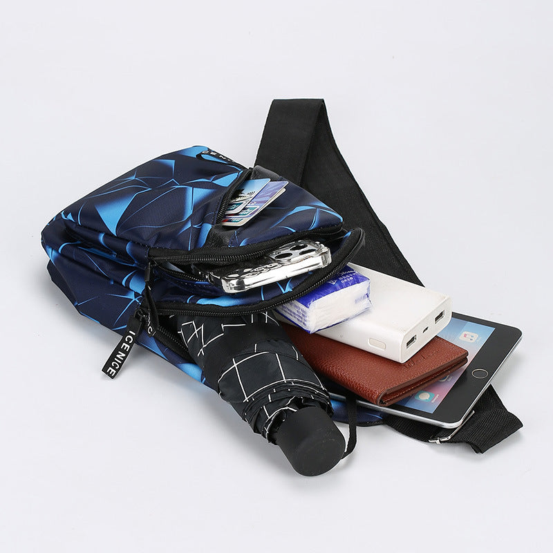 Classic Fashion Korean Style Lightweight Couple Men's Chest Bags