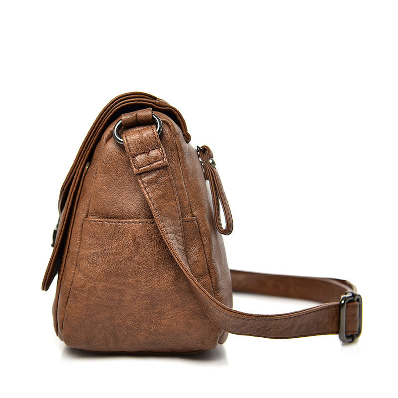 Women's Soft Leather Popular Retro Fashion Western Bags