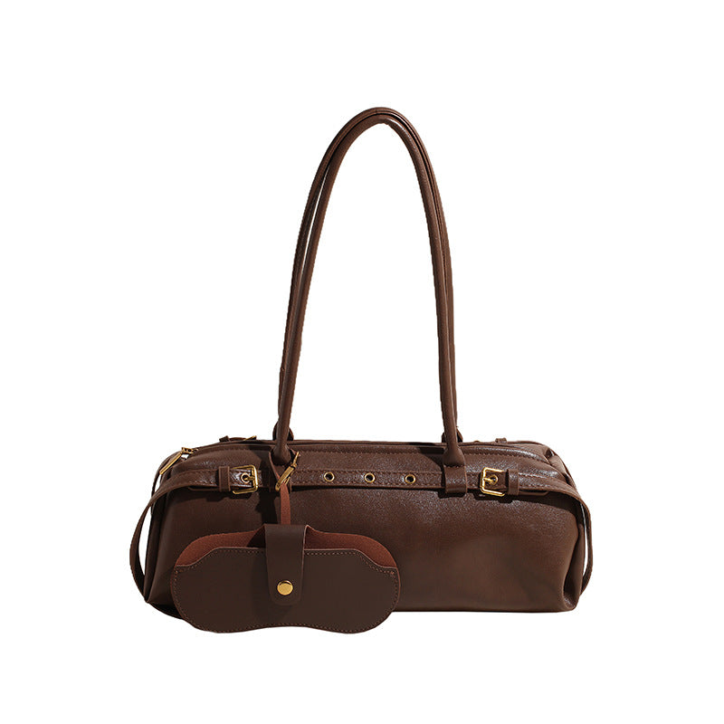 Women's Korean Style Fashion Retro Baguette Popular Shoulder Bags
