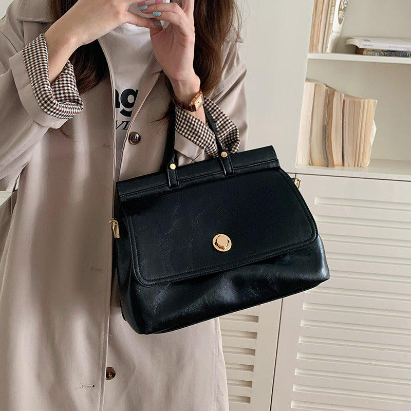 Women's Large Capacity Retro Autumn Versatile High Quality Daily Commuter Crossbody Bags