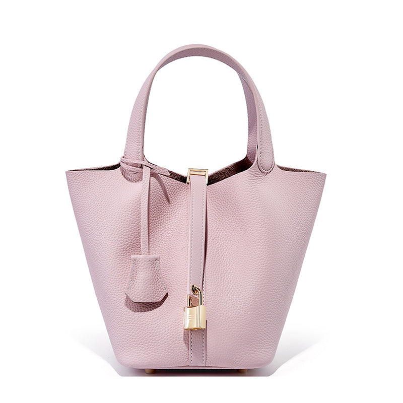 Women's Vegetable Basket Genuine Leather Mummy Bridal Wedding Handbags