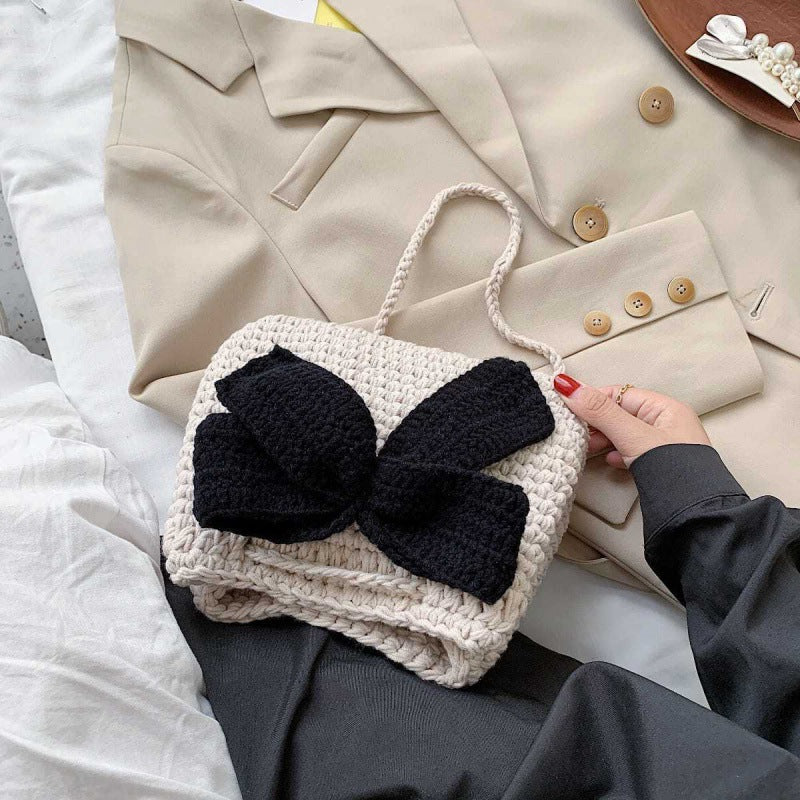 Hand-woven Wool Handmade Strawberry For Girlfriend Crossbody Bags