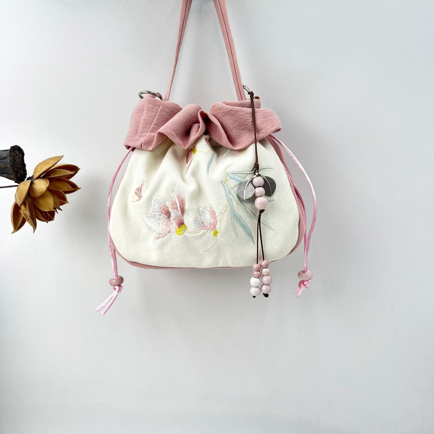 Women's Antique Tassel Embroidered Han Chinese Clothing Handbags