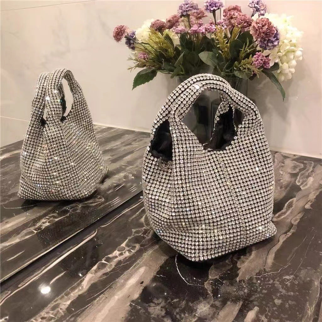 Women's Quality King Full Diamond Gradient Color Handbags