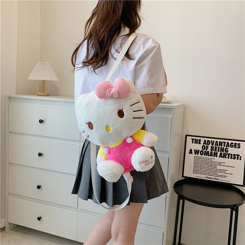Popular Plush Cartoon Cute Clow Gift Backpacks